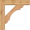Ekena Millwork Olympic Block Smooth Bracket w/ Offset Brace, Western Red Cedar, 5 1/2"W x 22"D x 22"H BKT0604X22X22OLY05SWR - alternate 4